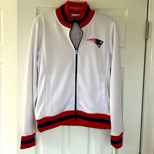 NFL Team apparel women’s jacket. Still had the tags on. A couple light stains.